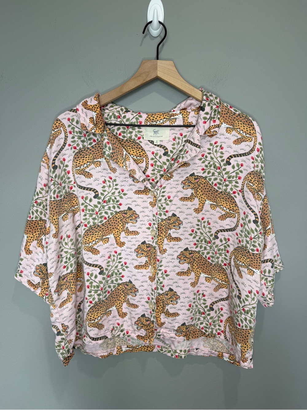 Printfresh Bagheera Leopard Pajama Set Pink Medium Tall (Full‎ Set!)